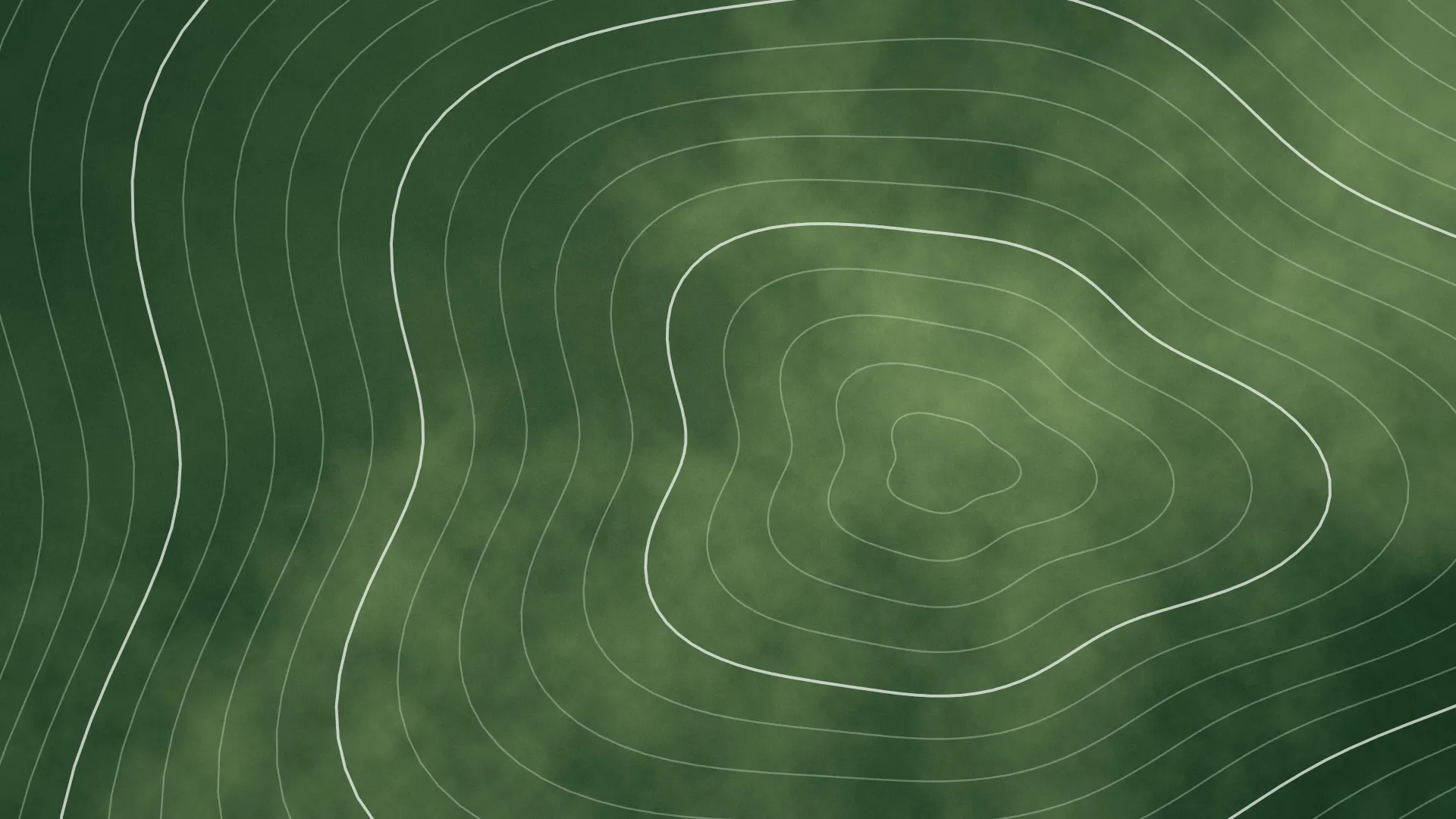 Illustration : courbes de niveau d’un terrain paysager